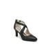 Women's Giovanni Iii Pumps And Slings by LifeStride in Black Fabric (Size 9 M)