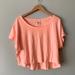 Pink Victoria's Secret Tops | 3/$25 Pink Victoria’s Secret Pink Orange Crop Top Xs | Color: Orange | Size: Xs