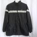 Nike Jackets & Coats | Nike Black Windbreaker Jersey Lined Reflective Stripes Swoosh Pockets Men Xl | Color: Black/Gray | Size: Xl