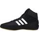 adidas HVC2 Speed Shoe (6 M US Big Kid, Black/White/Grey)