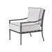 Seneca Patio Lounge Chair w/ Canvas Cushions in Black/Gray Coastal Living™ by Universal Furniture | 35 H x 27 W x 32 D in | Wayfair U012833