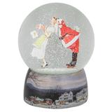 Northlight Seasonal 6.5" Norman Rockwell 'Christmas Surprise' Snow Globe Resin/Glass/Mercury Glass | 6.5 H x 4.75 W x 4.75 D in | Wayfair