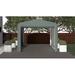 ShelterLogic 8 Ft. W x 10 Ft. D Garage Metal in Green | 98.41 H x 119.63 W x 216.97 D in | Wayfair SQAACC0104C01001808
