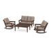 POLYWOOD Vineyard 4-Piece Deep Seating Rocking Chair Set