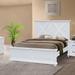 Gracie Oaks Laneyah Nashville Panel Bed Wood in White | 58 H x 83 W x 87 D in | Wayfair 172F7A7E45744ED1ACA4234F753FDC3C