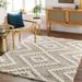 Rian 5'3" x 7' Bone/Dark Brown/Cloud Gray/Nutmeg/Dark Gray/Oatmeal/Ivory/Gray/Medium Gray Area Rug - Hauteloom