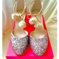 Kate Spade Shoes | Kate Spade Rose Gold Glitter Pump | Color: Gold | Size: 7