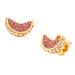 Kate Spade Jewelry | Kate Spade Fruit Salad Grapefruit Earrings | Color: Gold/Pink | Size: Os