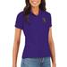 Women's Antigua Purple San Diego Seals Team Logo Legacy Pique Polo