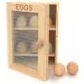 Armoire à oeufs en bois - Egg Cabinet boite à oeuf en bois jusqu'à 12 oeufs - Eviter le plastique