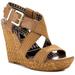 Jessica Simpson Shoes | Jessica Simpson Catskill Womens Brown Wedge Sandals Shoes Designer Excellent 8.5 | Color: Brown | Size: 8.5