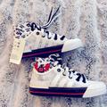 Adidas Shoes | Adidas Originals Nizza Hi Dl 'Save The Lobster' Size 4 | Color: Black/White | Size: 4