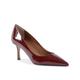 19V69 ITALIA Damen Ines65 Wein Patent Pumps, rot, 39 EU