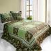 Free Life Cotton 3PC Vermicelli-Quilted Printed Quilt Set (Full/Queen Size)