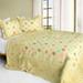 Corda 3PC Cotton Contained Vermicelli-Quilted Patchwork Quilt Set (Full/Queen Size)