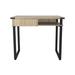 Safco Products Company Mirella SOHO Desk w/ Drawer Wood/Metal in Black/Brown | 30 H x 36.25 W x 22.25 D in | Wayfair 5512SDD
