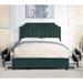 Rosdorf Park Fionnlagh Standard Bed Metal in Green | 51.25 H x 64.25 W x 87 D in | Wayfair 735E0DA1F9B64D72AEFAF56C5E8AAE4A