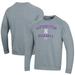 Men's Under Armour Gray Northwestern Wildcats Baseball All Day Arch Fleece Pullover Sweatshirt