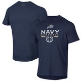 Men's Under Armour Navy Midshipmen Baseball Icon Raglan Performance T-Shirt