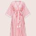 Anthropologie Dresses | Anthropologie March 11 Striped Maxi Red And White Linen Dress Size M | Color: Red/White | Size: M