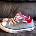 Converse Shoes | Converse Ctas Kids Madison Sneakers 664653f Girls Sz 2 Grey/Pink Shoe Chucks | Color: Gray/Pink | Size: 2g