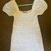 Zara Dresses | New!! Crochet Zara Dress!! | Color: White | Size: L
