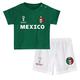 FIFA Kinder Offizielles World Cup 2022 T-Shirt und Shorts Set – Mexiko – Zuhause Country Tee & Shorts, grün/weiß, 12 Months