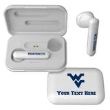 West Virginia Mountaineers Personalized True Wireless Earbuds