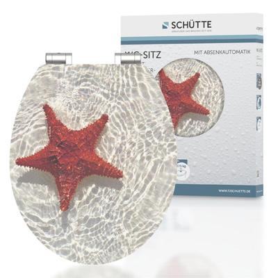 Mdf hg WC-Sitz red starfish, mit Absenkautomatik Image