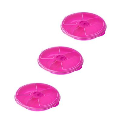 YBM Home Two Compartment Microwave Tray with Cover