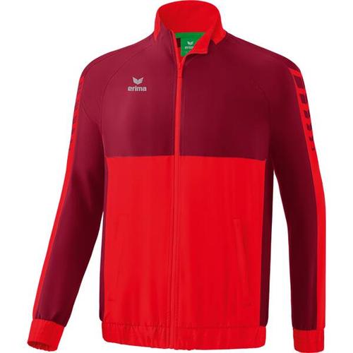 ERIMA Herren Six Wings Präsentationsjacke, Größe 140 in Rot