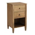 Sidney Small 2-Drawer Nightstand - Oak - Ballard Designs - Ballard Designs