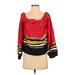 RACHEL Rachel Roy Long Sleeve Blouse: Red Tops - Women's Size 4