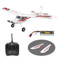 PLAYSTEAM ZT-Model Global Hawk 2.4 GHz RC Seaplane Radio Controlled Trainer Airplane (Red)