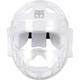 Mooto Korea Taekwondo S2 Headgear Face Cover MMA Martial Arts Karate Kickboxing Head Guard Gear Protector Facecover WT Approved Injury Prevention (3. White, 5. X_Large)