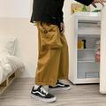 Ecoodisk Cargo Trousers Male Harajuku Black Cargo Pants Men Wide Leg Pants for Men Streetwear Baggy Oversize Plus Size-M,Brown