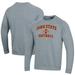 Men's Under Armour Gray Iowa State Cyclones Softball All Day Arch Fleece Pullover Sweatshirt