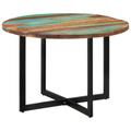 vidaXL Dining Table 110x75 cm Solid Wood Reclaimed