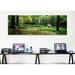 East Urban Home 'Flowers in a Park, Central Park, Manhattan, New York City, New York State' Photographic Print on Canvas in White | Wayfair