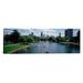 East Urban Home High angle view of a group of people on a paddle boat in a lake, Lincoln Park, Chicago, Illinois | 16 H x 48 W x 1.5 D in | Wayfair