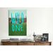 East Urban Home Wild One Art by Leah Flores - Wrapped Canvas Textual Art Print Metal in Gray/Green | 60 H x 40 W x 1.5 D in | Wayfair