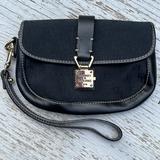 Dooney & Bourke Bags | Dooney And Bourke Black Wristlet Wallet Clutch, Like New | Color: Black | Size: Os