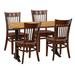 4-person Dining Set - Cherry Top W/Side Chair Wood in Brown Restaurant Furniture by Barn Furniture | 28 H x 30 W x 48 D in | Wayfair