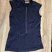 Athleta Tops | Athleta Pacifica Upf Womens 1/4 Zip Sleeveless Blue Zip Tank Top Sz S. Camiseta | Color: Blue | Size: S