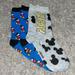 Disney Other | Disney Socks | Color: Blue/Gray | Size: Os