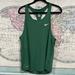 Nike Tops | Deep Green Racerback Fitness Tank Top By Nike Size Medium | Color: Green | Size: M