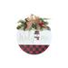 The Holiday Aisle® Ornament Wall Hanger w/ Garland (Welcome Snowman) Wood in Brown | 1.6 H x 11.45 W x 11.45 D in | Wayfair