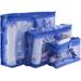 Rebrilliant Katsunori Transport Cosmetic Bags Plastic in Blue | 9.84 H x 11.2 W x 2 D in | Wayfair 60967E07120A4A16BA83616B2C40F311