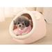 Tucker Murphy Pet™ Cat House Winter Warm Semi-Enclosed Cat House Four Seasons General Winter Dog House Pet Supplies in Pink | Wayfair
