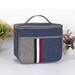 Latitude Run® Insulated Picnic Tote Bag Cotton Canvas in Blue | 7.48 H x 8.66 W x 5.3 D in | Wayfair 6EDF54A3B6F6410AB91685E6AF5D25C6